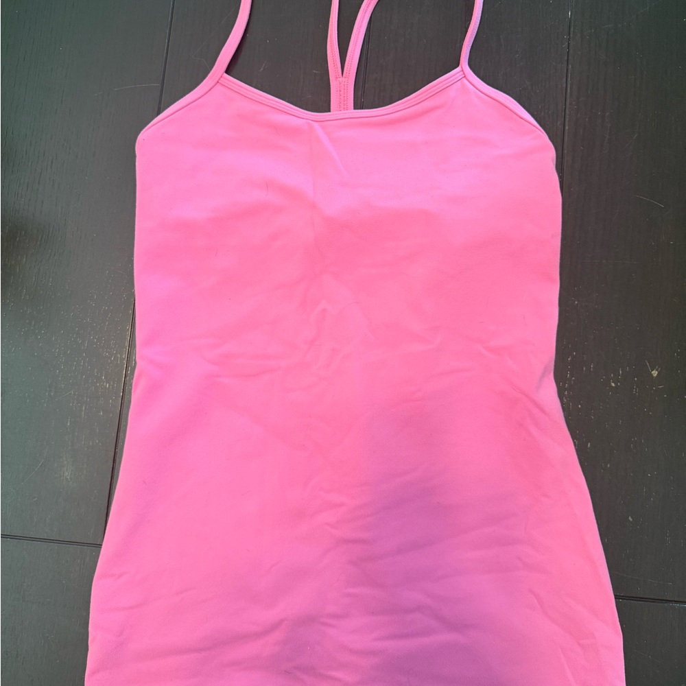 Lululemon Pink Power Y Tank Size 6